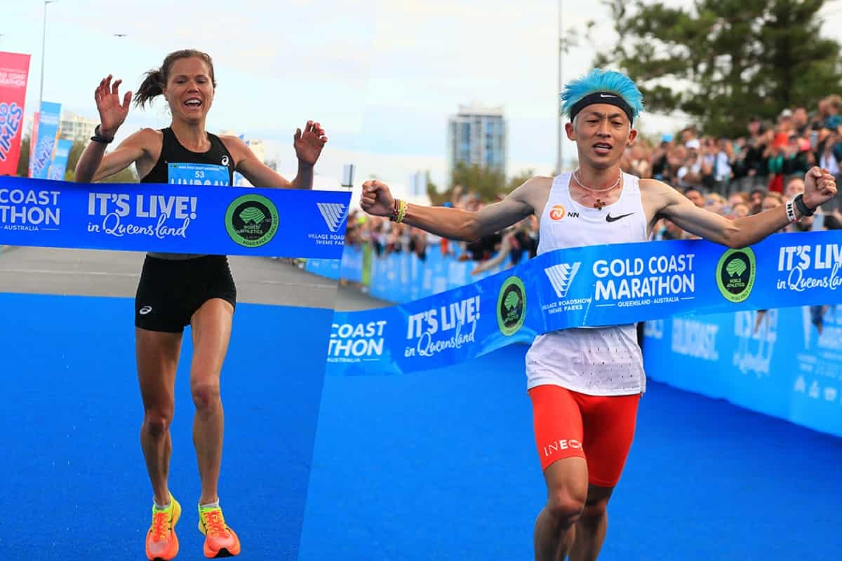 Fukuda and Flanagan win Gold Coast Marathon Watch Athletics